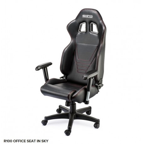 Cadeira Escritório SPARCO R100 SKY BLACK
